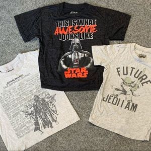 3/$15🌟Star Wars T-Shirt Bundle. Size 4T-6T